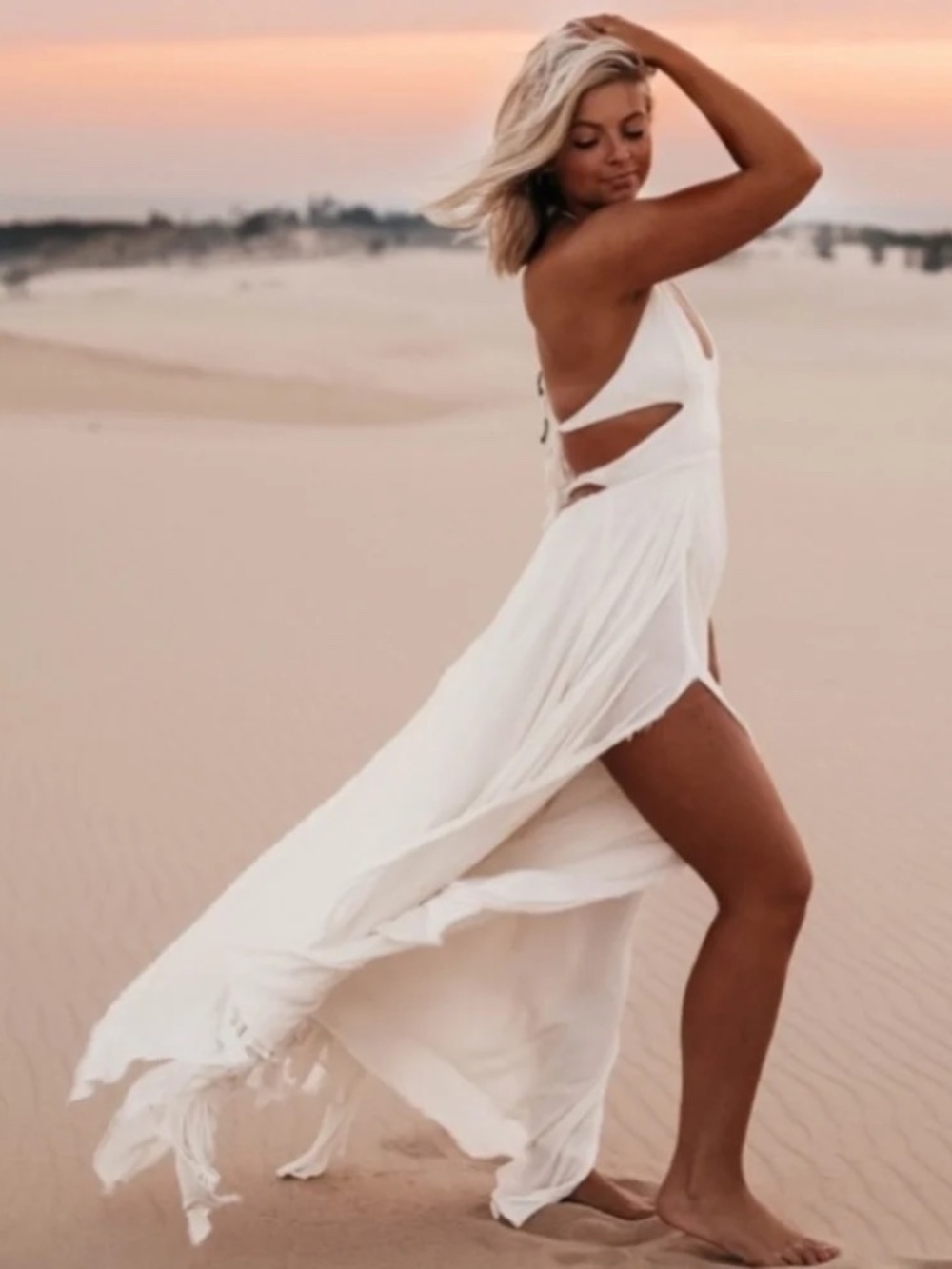 Free People Boho Summer Maxi Dress Size XS